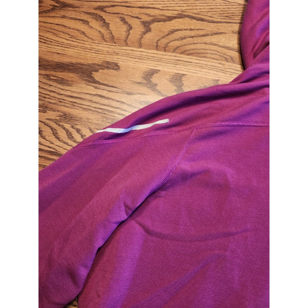 Nike Dri-Fit Hoodie Womens XL Magenta Pink Wool Blend Running‎ Sweatshirt - Picture 6 of 11